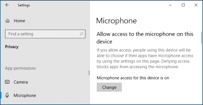 Check the microphone settings in Windows 10 - Step 1