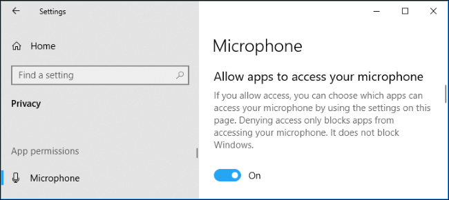 Check the microphone settings in Windows 10 - Step 2