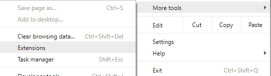 DNS PROBE FINISHED NXDOMAIN - Check your extensions - Step 1