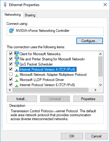 ERR_NAME_NOT_RESOLVED - Change your DNS - Step 4