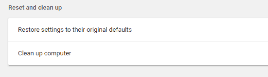 ERR_NAME_NOT_RESOLVED - Reset Chrome - Step 1, 2 and 3