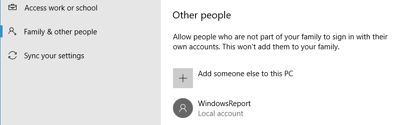 Emerging issue 70008 - Create a new user account - Step 3