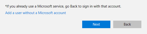Emerging issue 70008 - Create a new user account - Step 5