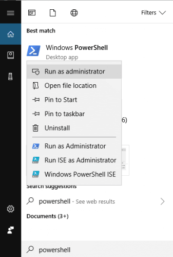 Emerging issue 70008 - Use PowerShell - 