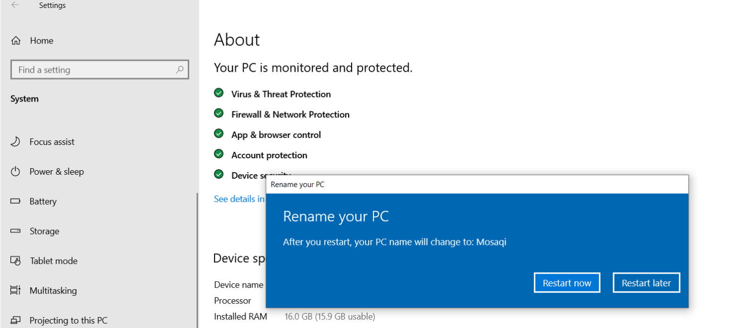 How to Change Your Computer’s Name in Windows 10