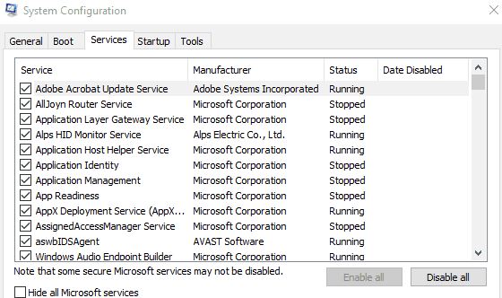 Perform a restart1