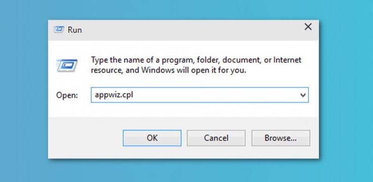 Reinstall the faulty program