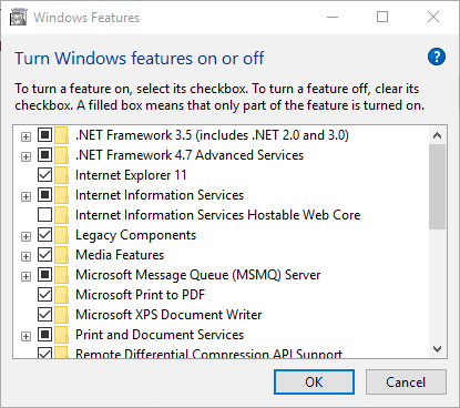 Reinstalling the Microsoft NET framework1