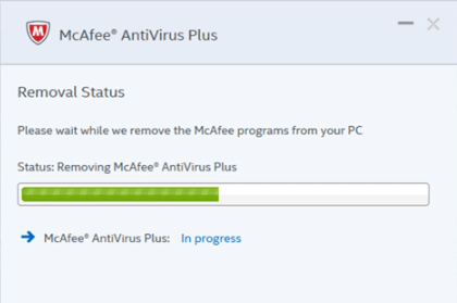 Default Gateway Not Available - Remove McAfee Antivirus