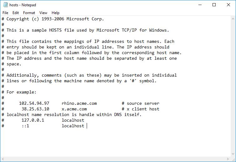 Resetting your home file