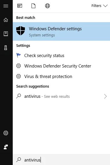 Run a virus scan1