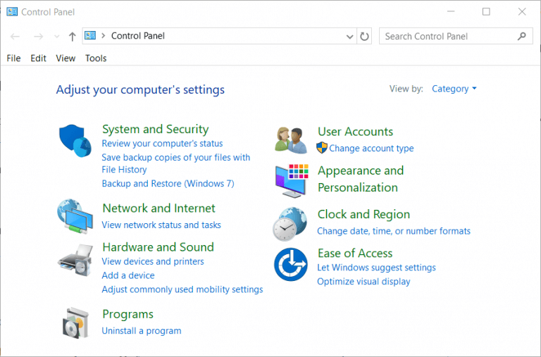 Select Enable operating system’s restricted environment - Step 1 and 2