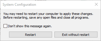 Startup windows clear3