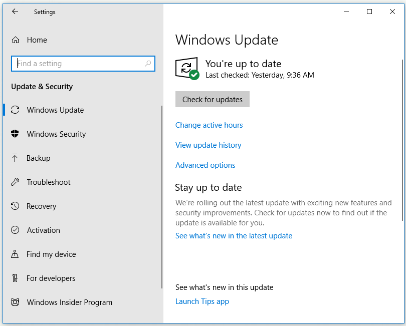 Update the DirectX