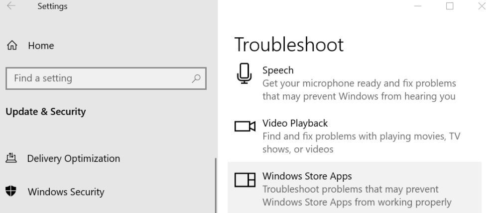 Use the diagnostic tool for Windows applications