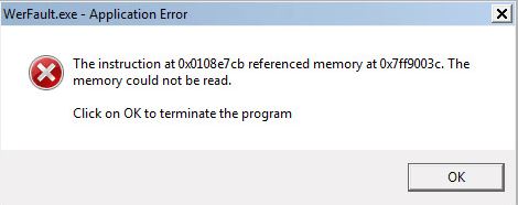 WerFault.exe or WerMgr.exe