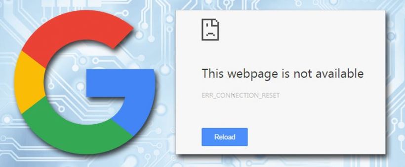 What does the err_connection_reset error mean