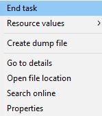 end task