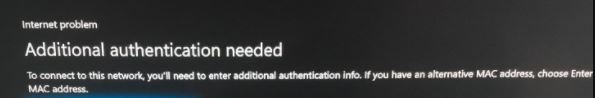 What is causing the Xbox One "Additional authentication required" error
