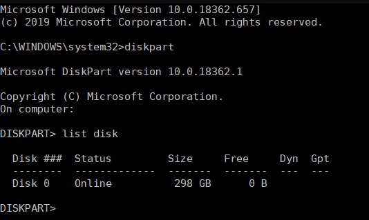 To fix error 0x8004242d "The selected partition cannot be formatted"