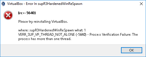 supr3hardenedwinrespawn error in VirtualBox