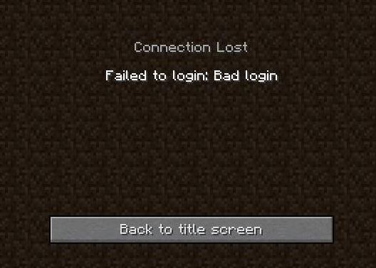 How to solve Failed to Login Bad Login Tekkit problem