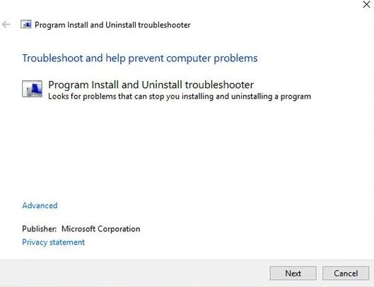 How to resolve the message "The feature you are trying to use is on a network resource that is not available"