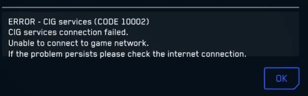 How to resolve the Star Citizen Error 10002