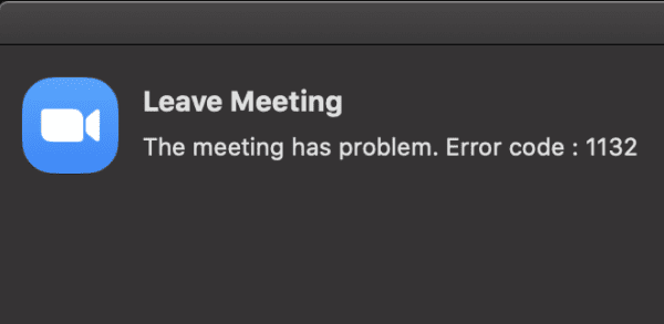 How To Resolve Zoom Error Code 1132 On Windows 10 IR Cache