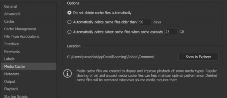 where is the default cache folder for adobe premiere on mac where is the default cache folder for adobe premiere on mac