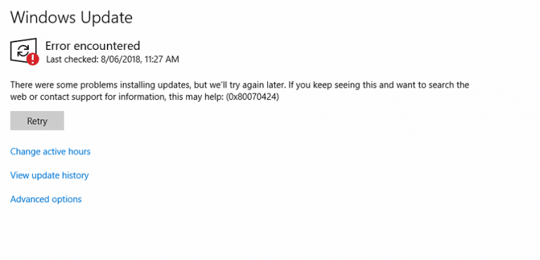 windows 10 windows update service missing