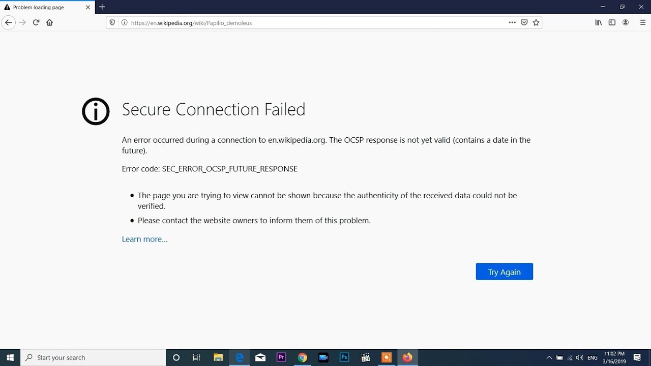 response error response error