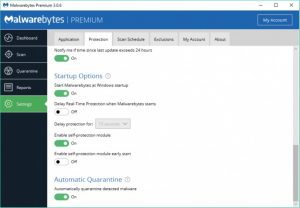 malwarebytes keeps turning off web protection